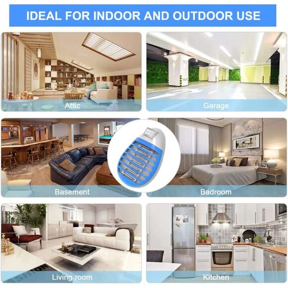 Bug Zapper Indoor, Electric Fly Trap for Indoors, Mini Insect Trap, Electronic - Picture 5 of 7